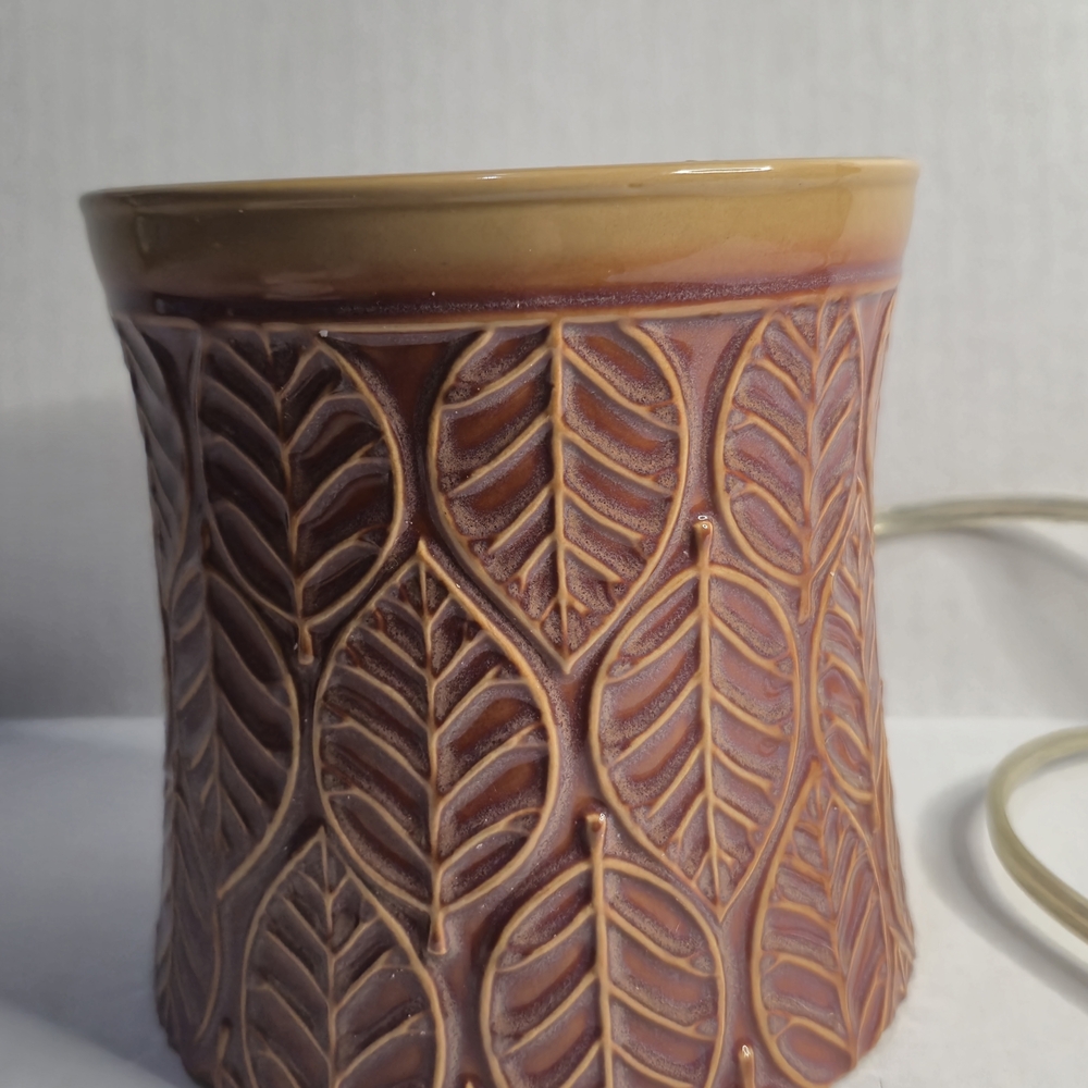 Yankee Candle Scenterpiece Electric Wax Melt Cup‎ Warmer Fall Leaves Timer